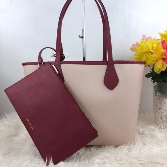 Michael Kors large tote bag leather red - Picture 7 of 8